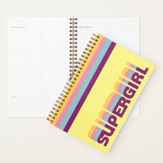 Supergirl Retro Colorshift grafische afbeelding Planner (Display)
