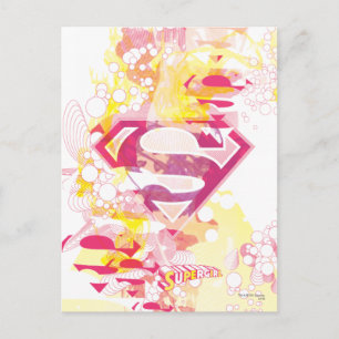 Supergirl Retro Logo Briefkaart
