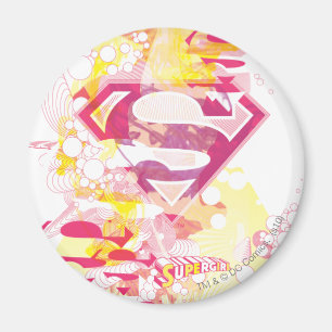 Supergirl Retro Logo Magneet