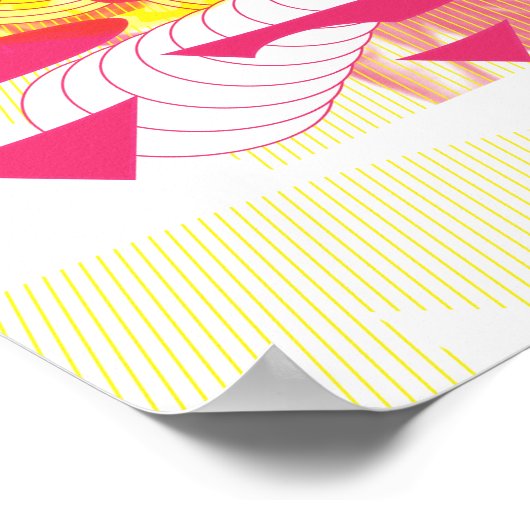 Supergirl Retro Logo Poster (Hoek)