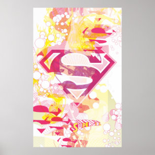 Supergirl Retro Logo Poster