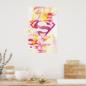 Supergirl Retro Logo Poster (Keuken)