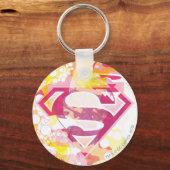 Supergirl Retro Logo Sleutelhanger (Voorkant)