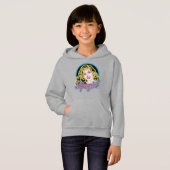 Supergirl Retro Neon Lights Grafisch (Voorkant volledig)