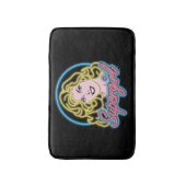 Supergirl Retro Neon Lights Grafisch Badmat (Voorkant Verticaal)