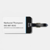 Supergirl Retro Neon Lights Grafisch Bagagelabel (Achterkant horizontaal)