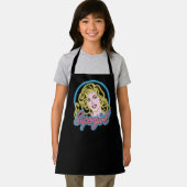 Supergirl Retro Neon Lights Grafisch Schort (Insitu)