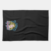 Supergirl Retro Neon Lights Grafisch Theedoek (Horizontaal)