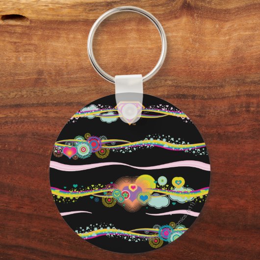 Supergirl Retro Rainbow Sleutelhanger (Voorkant)