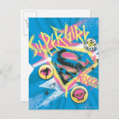 Supergirl Rocks Briefkaart (Voorkant / Achterkant)