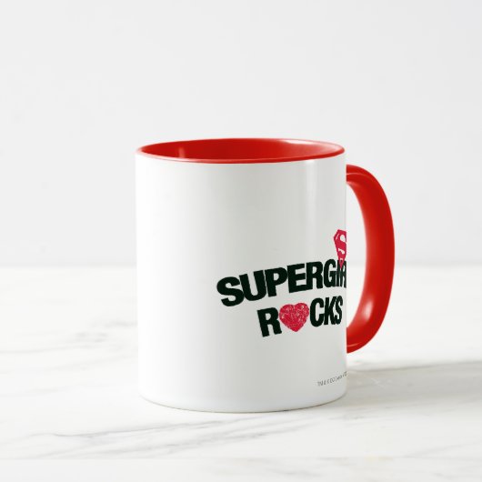 Supergirl Rocks Mok (Voorkant rechts)