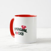 Supergirl Rocks Mok (Voorkant links)