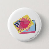 Supergirl Ronde Button 5,7 Cm (Voorkant)