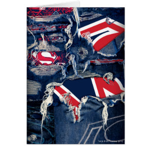 Supergirl, rood, wit en blauw