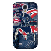 Supergirl, rood, wit en blauw Case-Mate samsung galaxy hoesje (Achterkant)