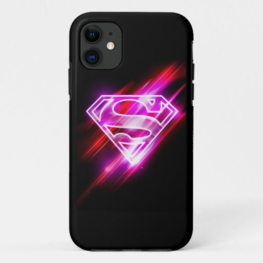 Supergirl roze Case-Mate iPhone case (Achterkant)