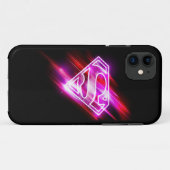 Supergirl roze Case-Mate iPhone case (Achterkant (horizontaal))