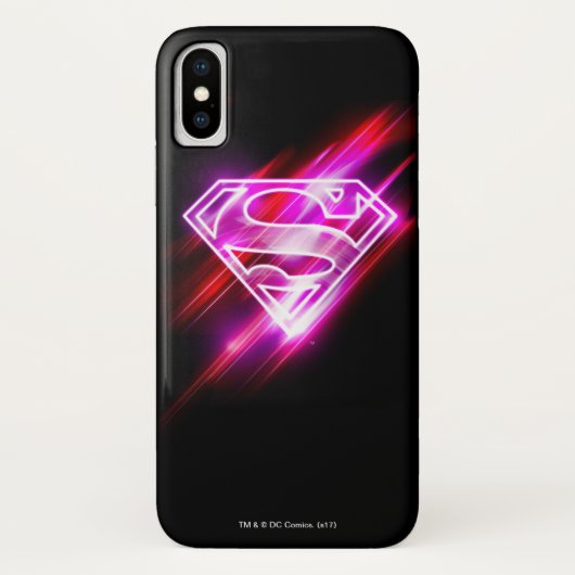 Supergirl roze Case-Mate iPhone case (Achterkant)