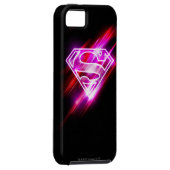Supergirl roze Case-Mate iPhone case (Back/Rechts)