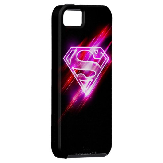 Supergirl roze Case-Mate iPhone case (Back/Rechts)