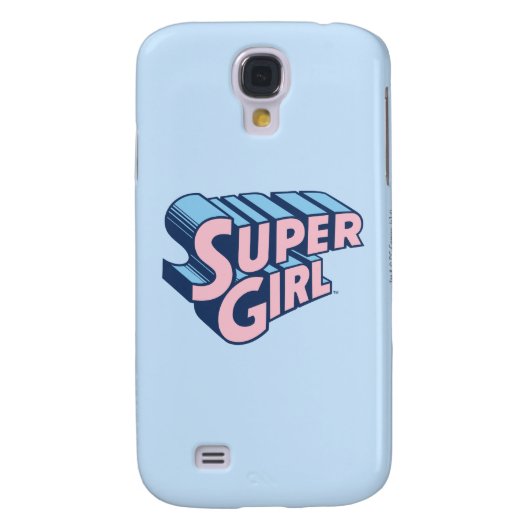 Supergirl Roze en Blue Logo Case-Mate Samsung Galaxy Hoesje (Achterkant)