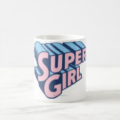 Supergirl Roze en Blue Logo Koffiemok (Center)