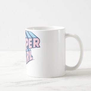 Supergirl Roze en Blue Logo Koffiemok