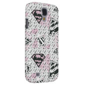 Supergirl Roze en White Logo Pattern Case-Mate Samsung Galaxy Hoesje (Back/Rechts)