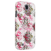 Supergirl roze inktpatroon Case-Mate samsung galaxy hoesje (Back/Rechts)