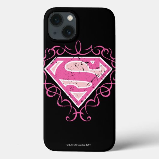 Supergirl Roze kleurrijke Logo Case-Mate iPhone Case (Achterkant)