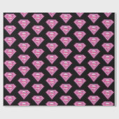 Supergirl Roze Logo Cadeaupapier (Vlak)