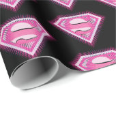 Supergirl Roze Logo Cadeaupapier (Rol Hoek)