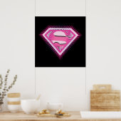 Supergirl Roze Logo Poster (Keuken)