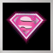 Supergirl Roze Logo Poster (Voorkant)
