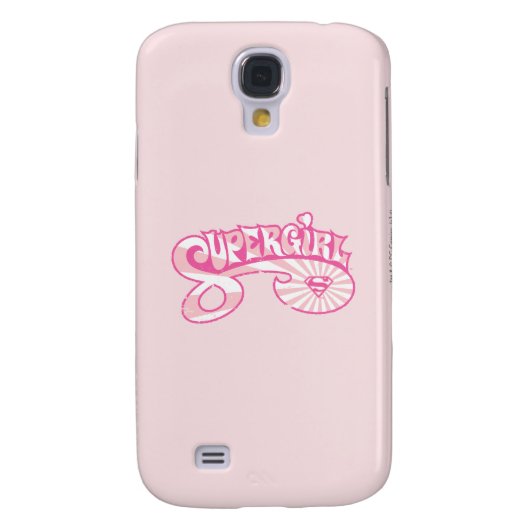 Supergirl roze Logo Star Burst Case-Mate Samsung Galaxy Hoesje (Achterkant)