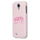 Supergirl roze Logo Star Burst Case-Mate Samsung Galaxy Hoesje (Achterkant Links)