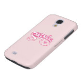 Supergirl roze Logo Star Burst Case-Mate Samsung Galaxy Hoesje (Onderkant)
