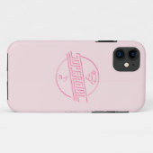 Supergirl roze muzieknotitie Case-Mate iPhone case (Achterkant (horizontaal))