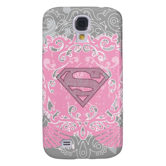 Supergirl roze ontwerp Case-Mate samsung galaxy hoesje (Achterkant)