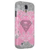 Supergirl roze ontwerp Case-Mate samsung galaxy hoesje (Back/Rechts)