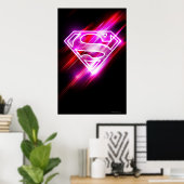 Supergirl roze poster (Thuiskantoor)