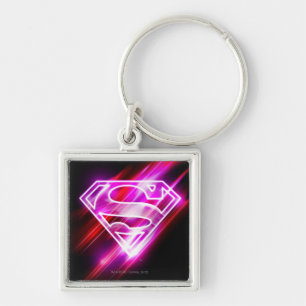 Supergirl roze sleutelhanger