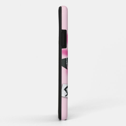 Supergirl roze verfster Case-Mate iPhone case (Achterkant/rechts)