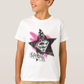 Supergirl roze verfster t-shirt (Voorkant)