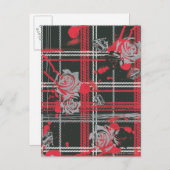 Supergirl Rozen Briefkaart (Voorkant / Achterkant)