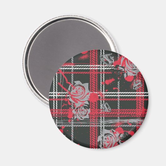 Supergirl Rozen Magneet (Voorkant / Achterkant)