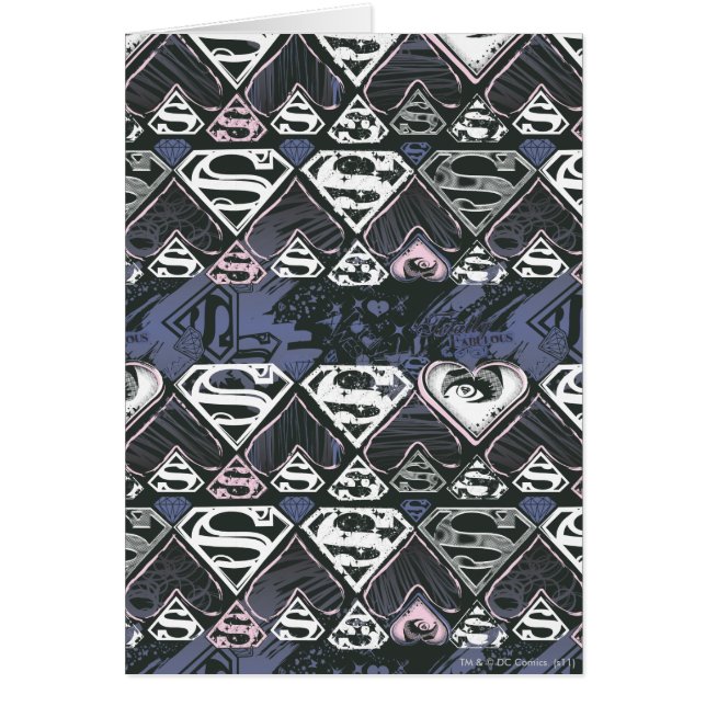 Supergirl S-patroon herhalen (Voorkant)