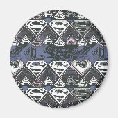 Supergirl S-patroon herhalen Magneet (Voorkant)