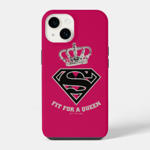 Supergirl S-Schild "Passend voor een koningin" iPhone 14 Hoesje