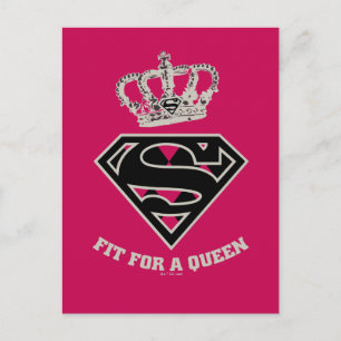 Supergirl S-Shield "Fit for a Queen" Briefkaart